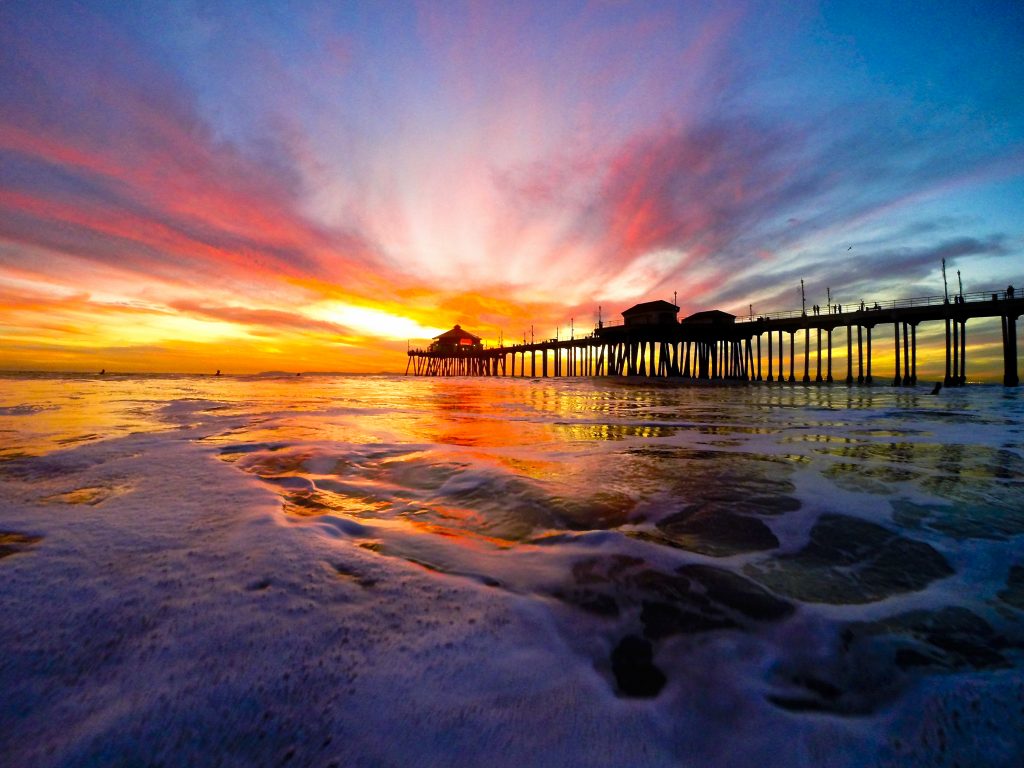 Huntington Beach Sunset, FotoMerlin