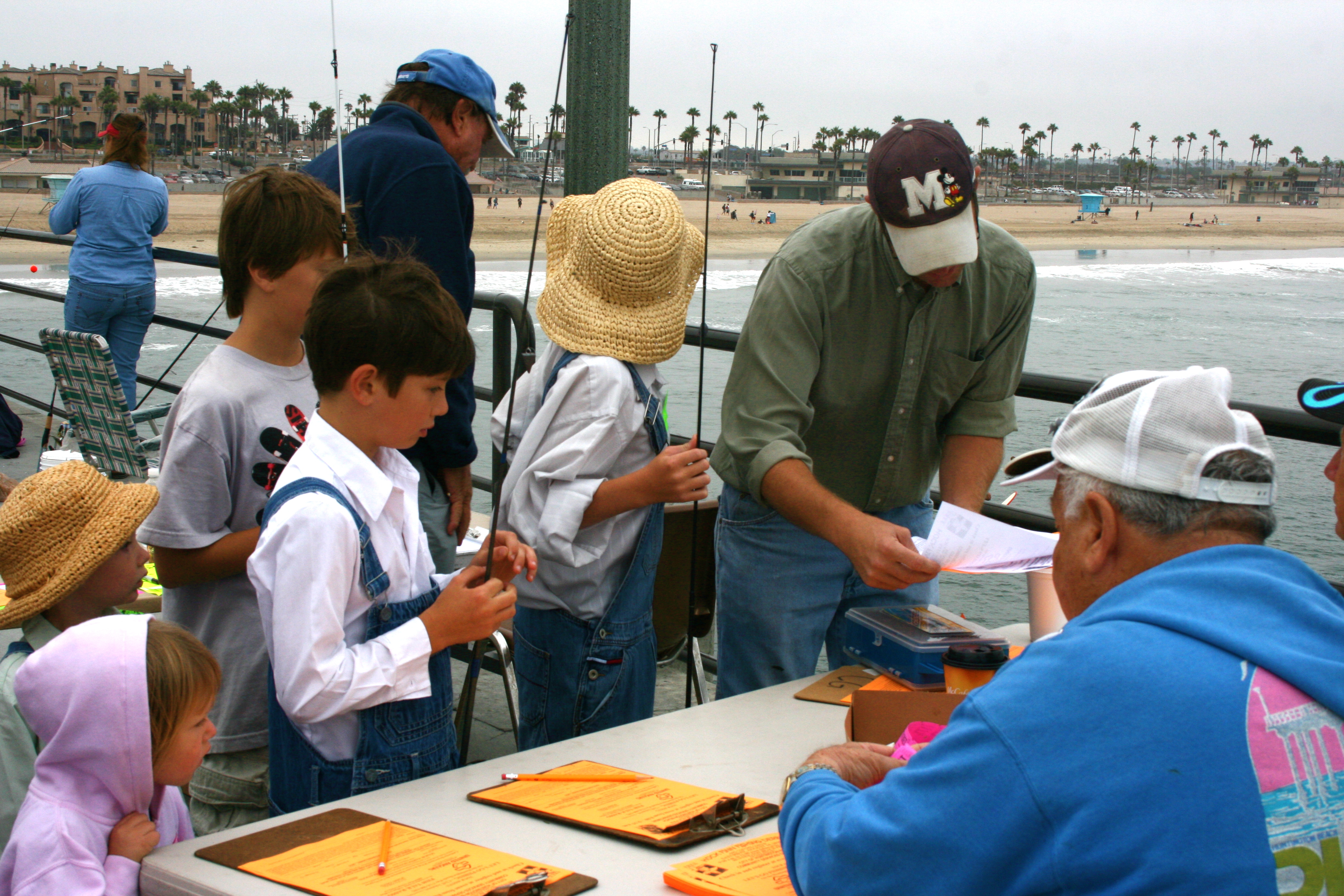 Annual Kids  Fishing Derby, Huntington Beach Pier