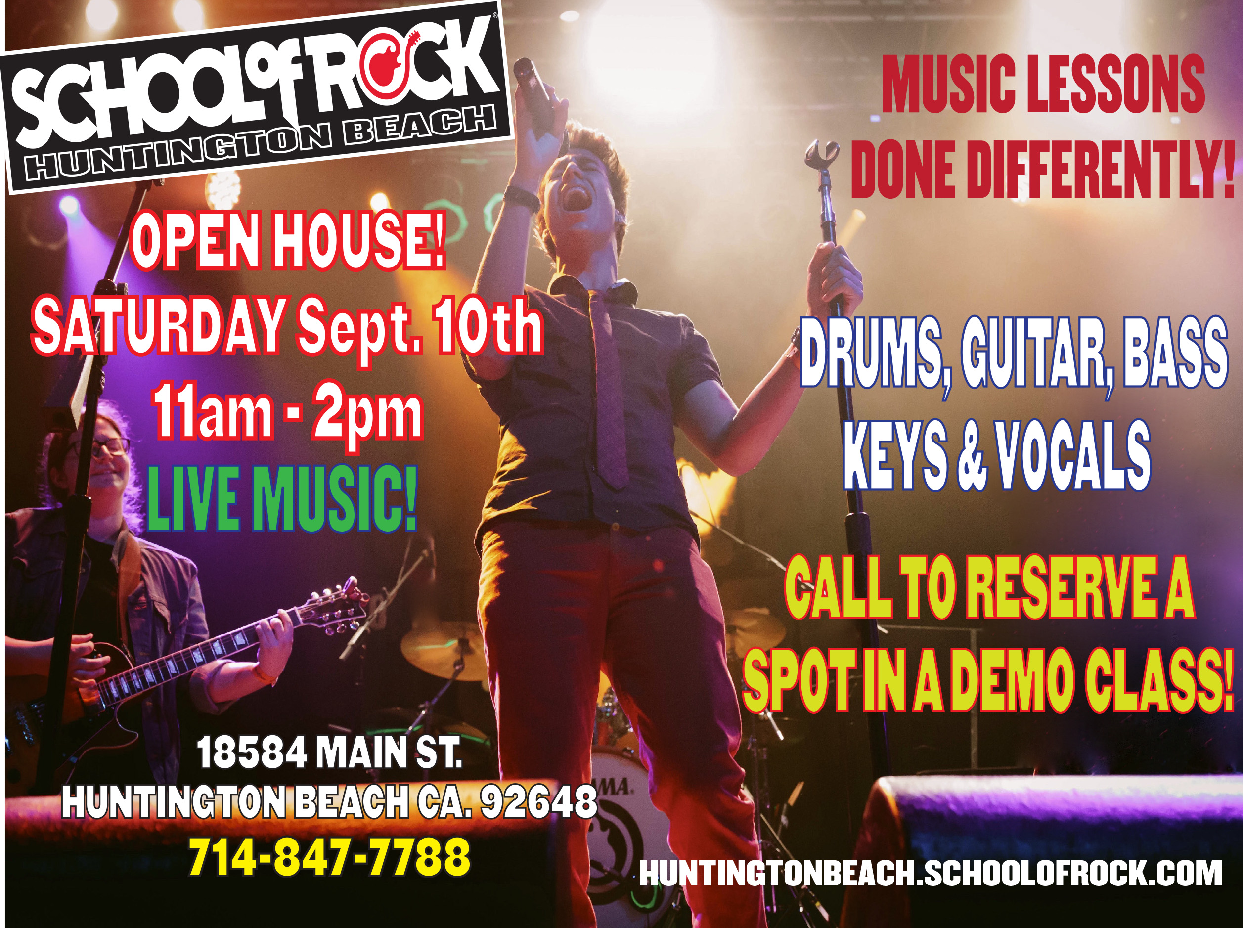 school of rock open house